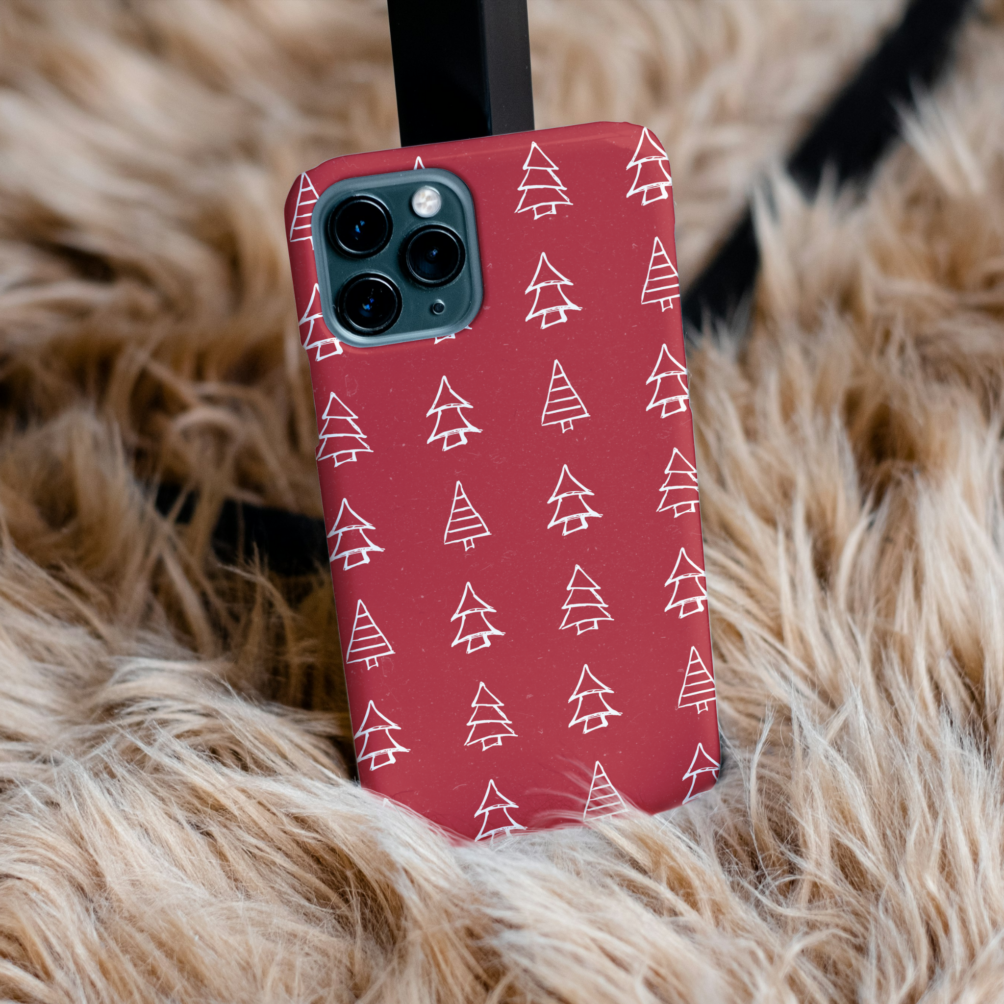 Sketch of Christmas iPhone Case